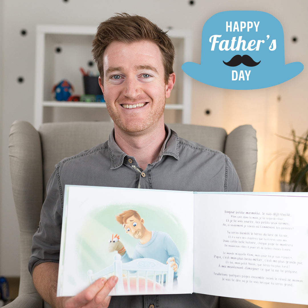 See who couldn’t wait to give the best Father’s Day present!