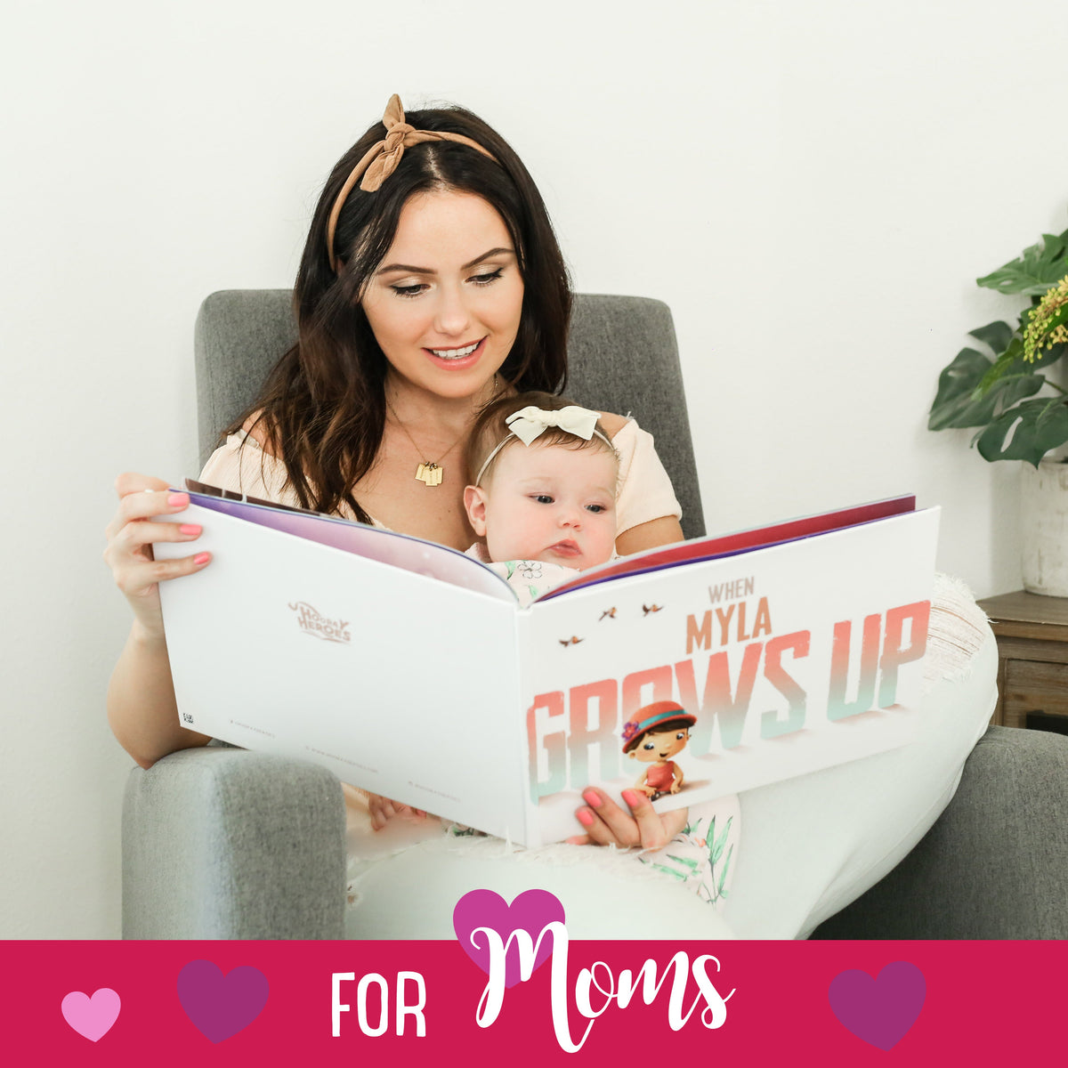 Flowers on Valentine’s? Meh. A Personalized Book Featuring Mom and Baby? Oh yeah!!!!