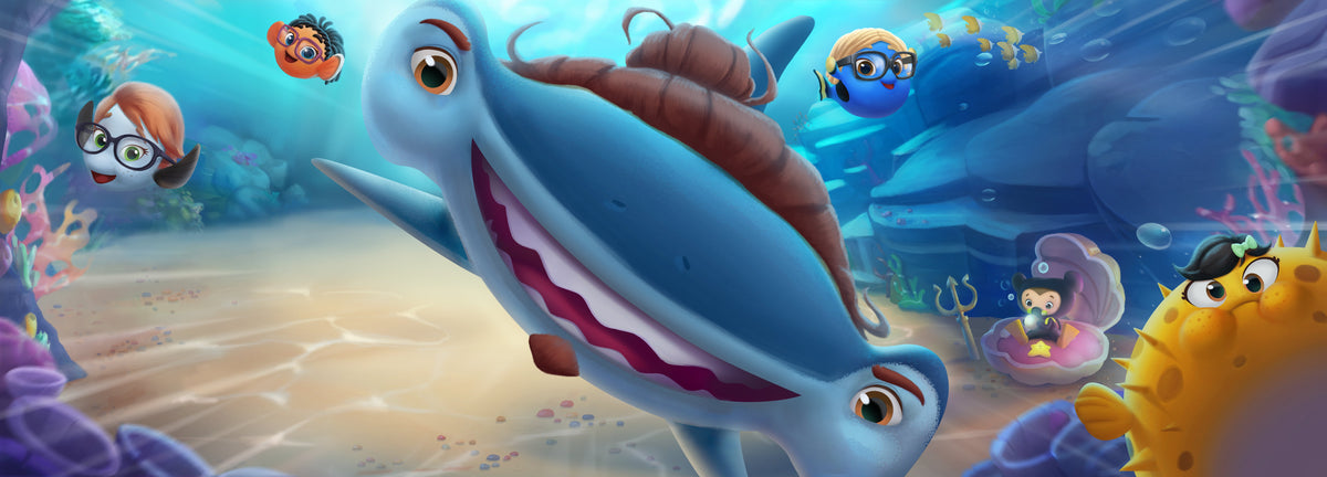 Fish personalization. New family book from Hooray Heroes
