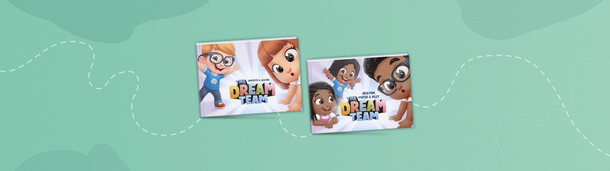 personalized books for 2 or 3 friends, siblings or cousins