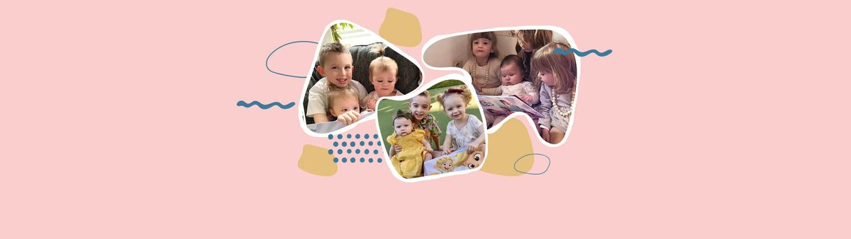 Personalized books for three kids - siblings, cousins, friends or schoolmates.