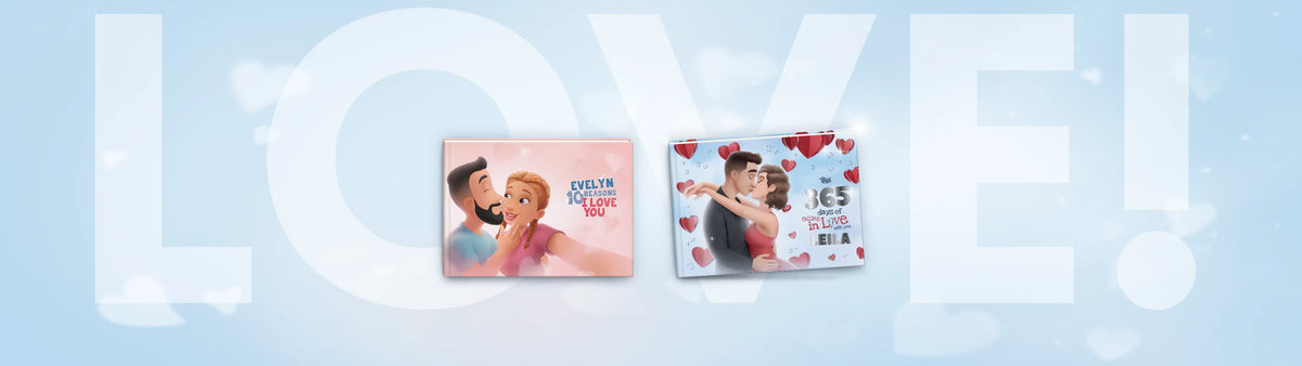 Every last word and brushstroke in these personalized bestselling love books was lovingly crafted to ensure your partner adores it.