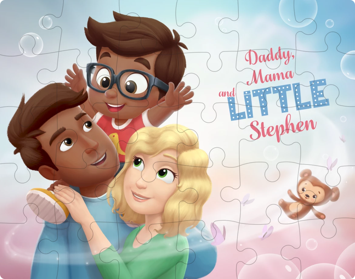Daddy, Mama, and Little Sasha