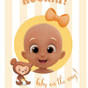 Girl Baby Shower Card
