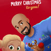Merry Christmas, Daddy Card - From Girl