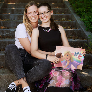 Girlfriends, wives and partners love their personalized book from Hooray Heroes.