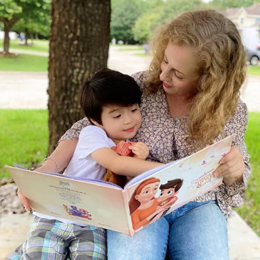 Unique, DIY Father's Day present for Grandpa, a personalized storybook for grandad and grandchild.