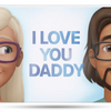 Cover of the personalized book I love you Dad
