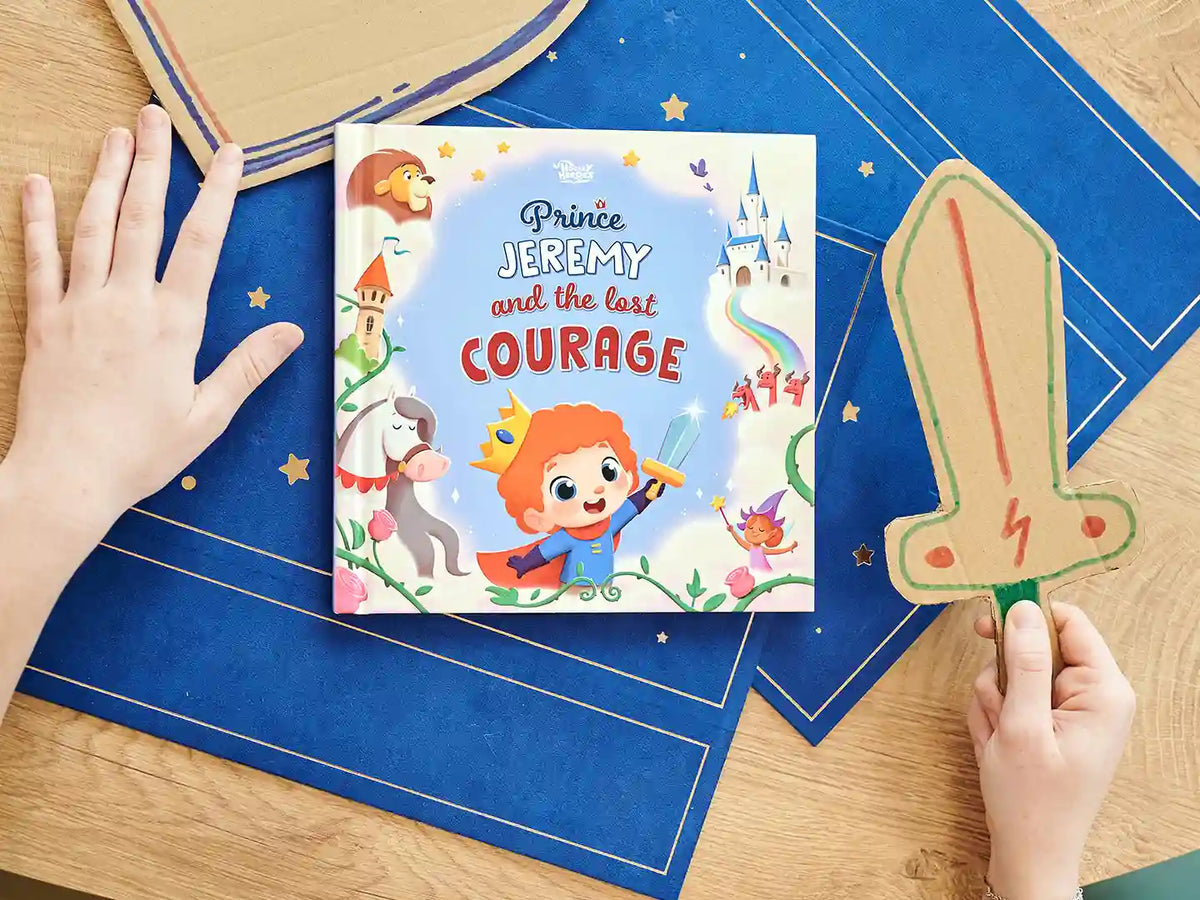 New personalized book for brave princes by Hooray Heroes.