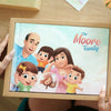 Personalized book for family of three kids is a great gift.