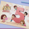 Personalized book for 5 kids is a one of a kind gift for kids.
