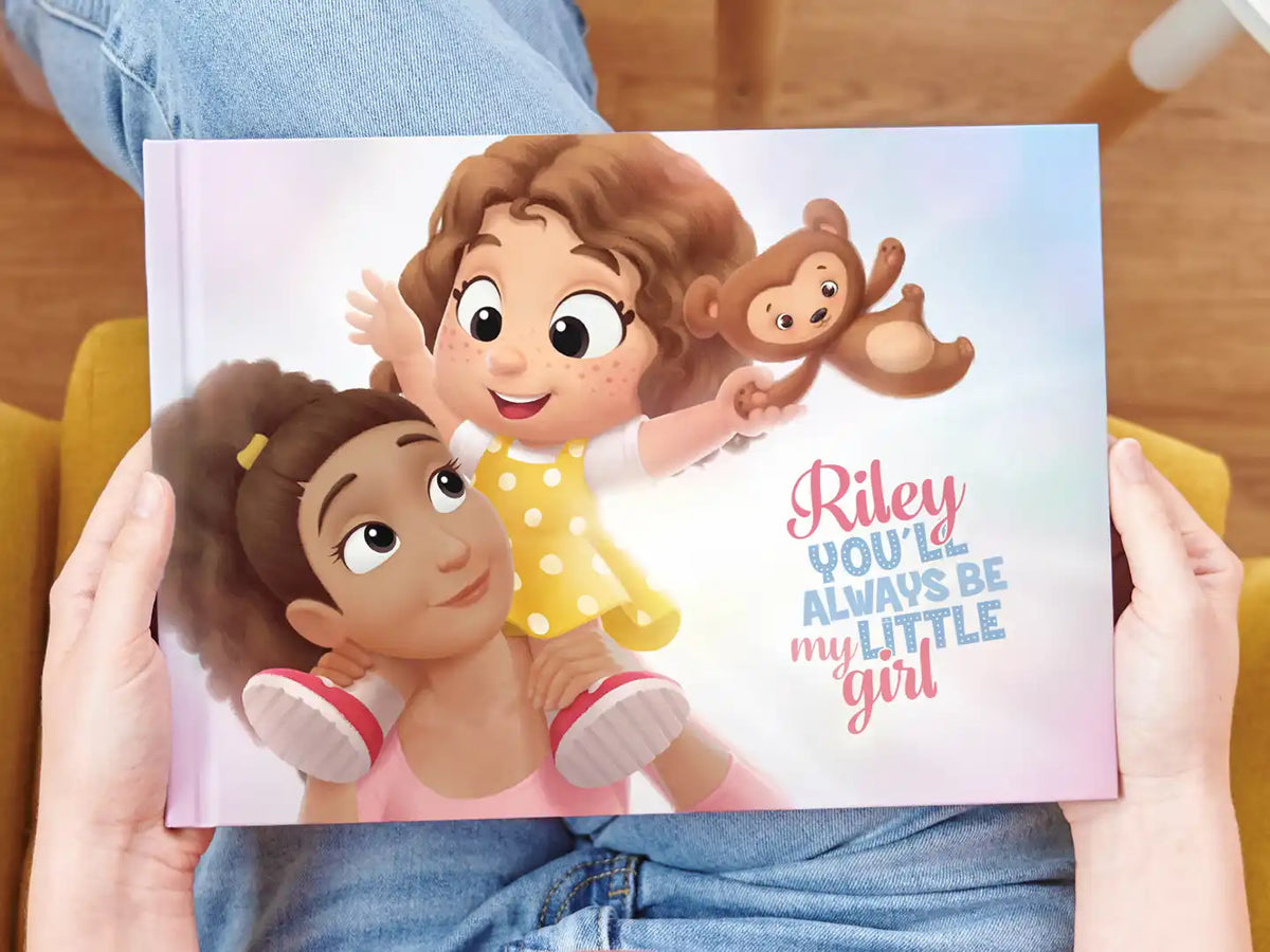 The cover of our bestselling personalized book for moms and daughters which is one of the best gifts for mom.
