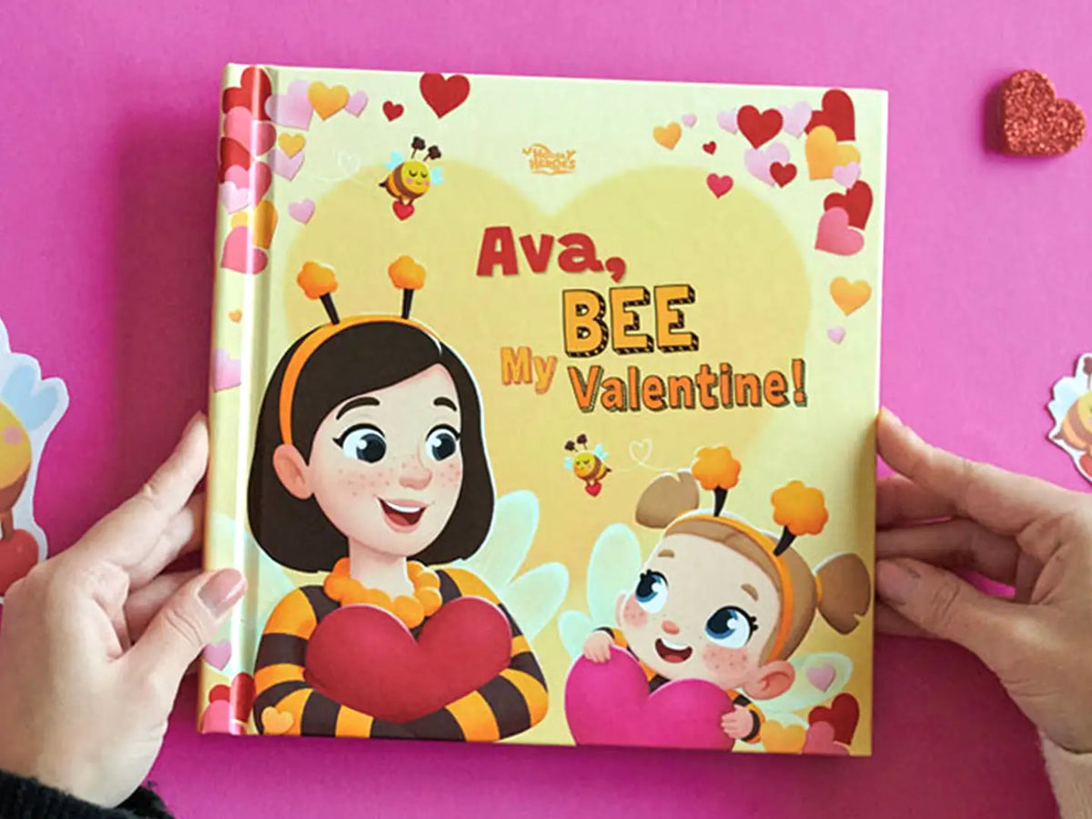 New personalized book which is the best Valentine's day gift for kids and their parents.