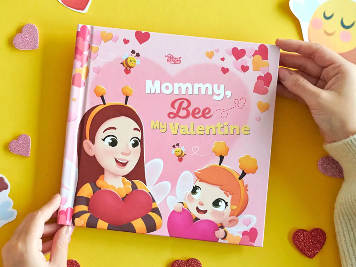 Beautiful Valentine's day personalized book for mom from her daughter.