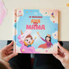 The cover of the personalized book for mom and daughter can also be personalized.