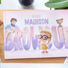 The cover of personalized book for dad and his daughter.