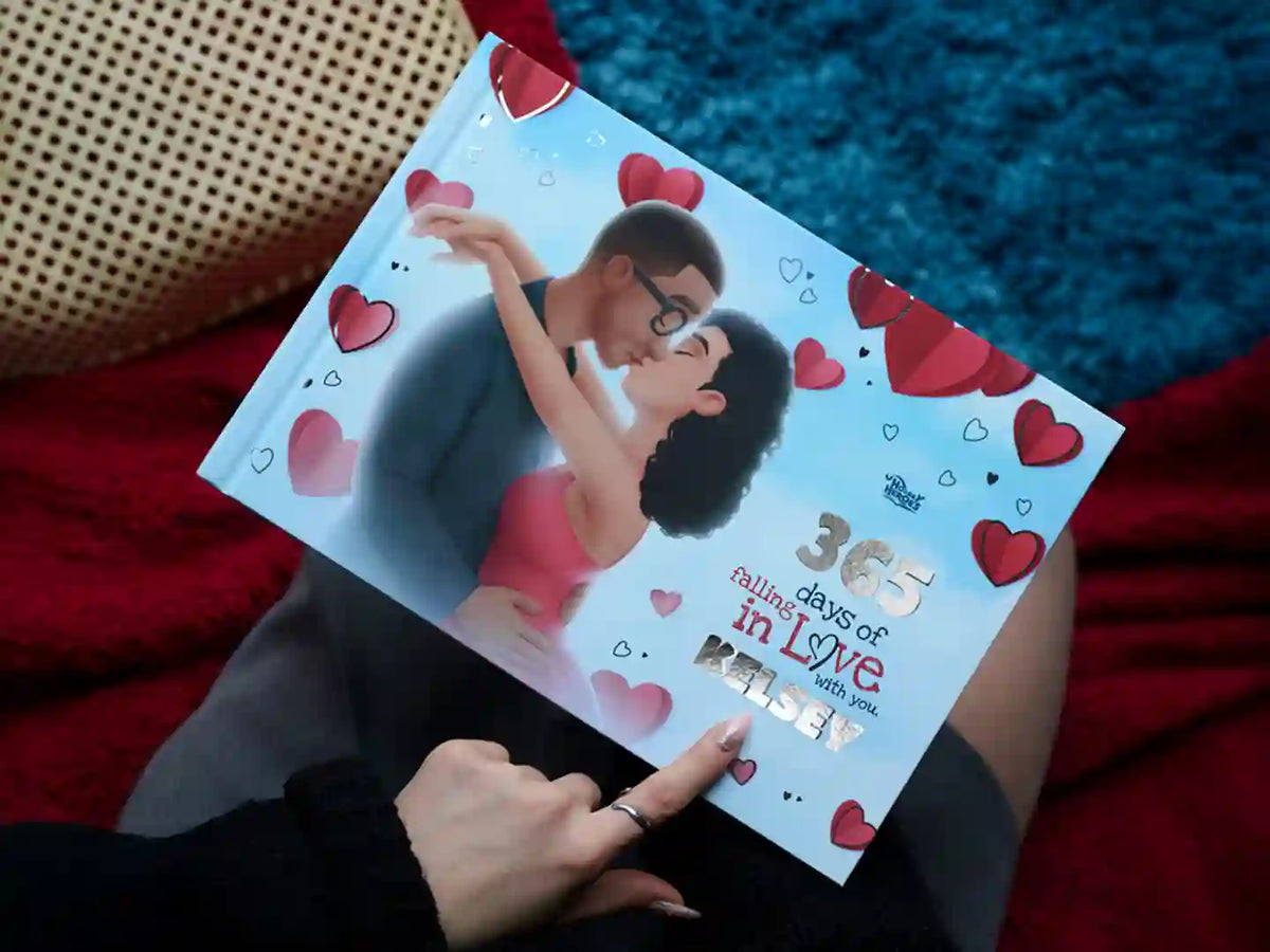 Celebrate your love story with the new Lovedays Premium Edition, featuring a shiny cover and 5 extra romantic stories, making it the perfect anniversary or Valentine’s Day gift.