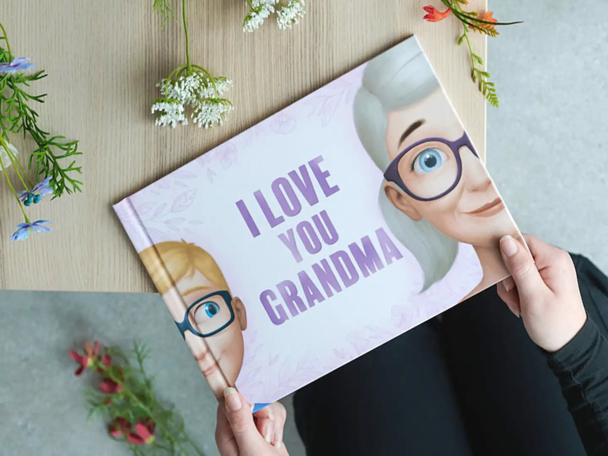 Personalized book for grandmother and granddaughter is the best Mother's Day gift.