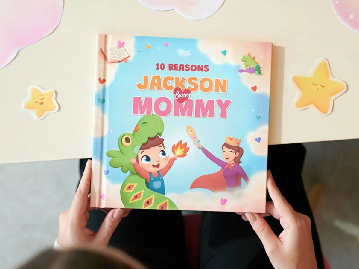 Custom storybook for mom and her son is a sweet present for any mom and kid.