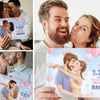Couples holding their 500 Days of Falling in Love with You personalized book—a heartfelt gift for your husband at Christmas or a perfect Valentine’s Day gift.
