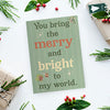 Retro Christmas Card