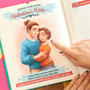Cute illustration from personalized Valentine's day book for couples which is a great and fun gift for your partner.