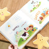Personalized farm book for kids where animals help them get ready to go to bed.