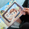 Dad and kid selfie from our premium personalized storybook for fathers.
