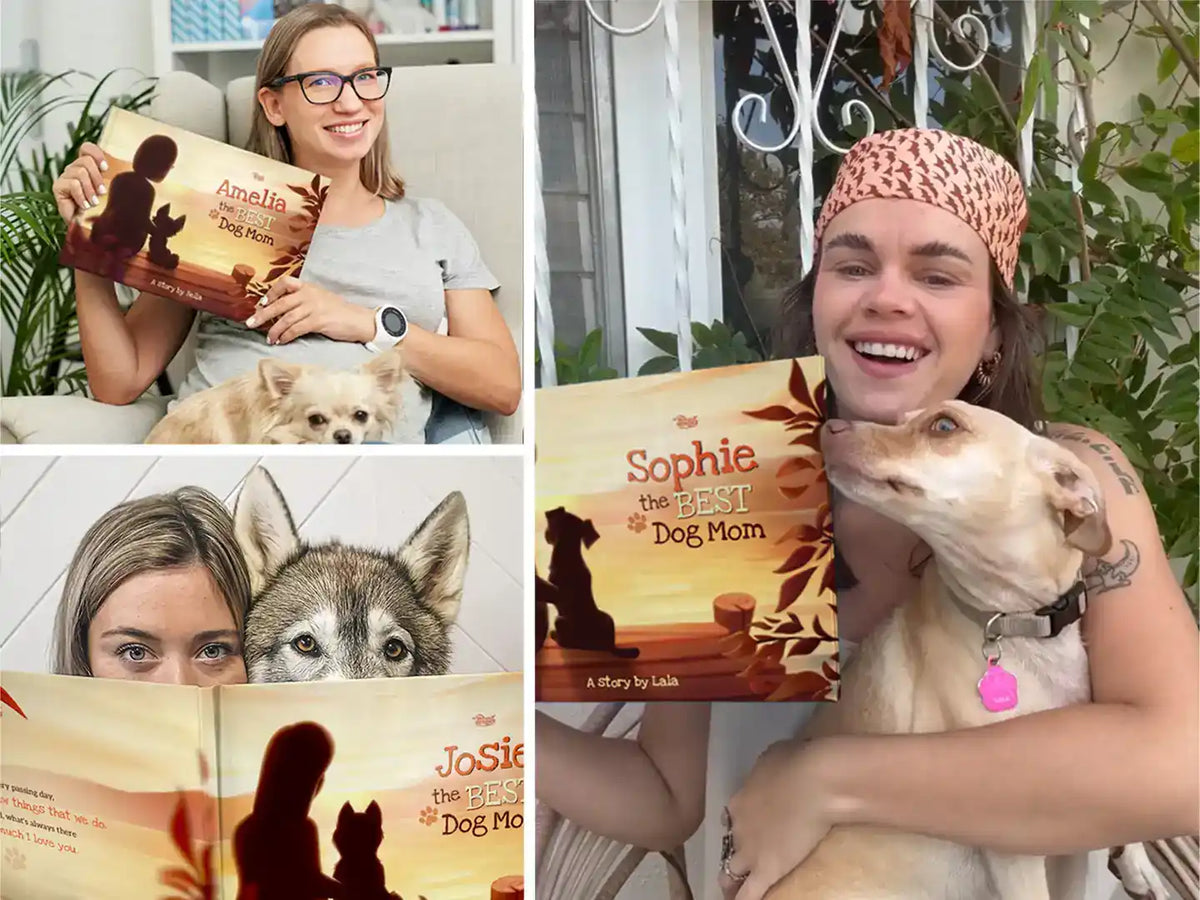 A personalized storybook capturing the joy, loyalty, and unconditional love between a dog and their mom – Hooray Heroes