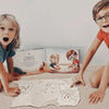 Brothers, sisters, cousins, are taken into lovely stories with pirates or cowboys in this personalized book for kids.