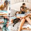 Pet moms reading funny stories from their new bestselling book for pets and kids or even adults.