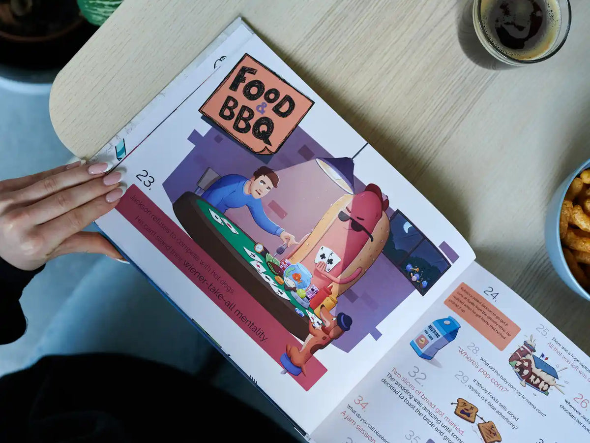 Personalized dad jokes book is a great for Father's day for any dad who loves to laugh.