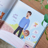 Sweet illustrations from dad and son Valentine's Day book.