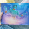 Unique gift for dad is this personalized book for dad where he is illustrated in dfferent roles like a friendly genie.