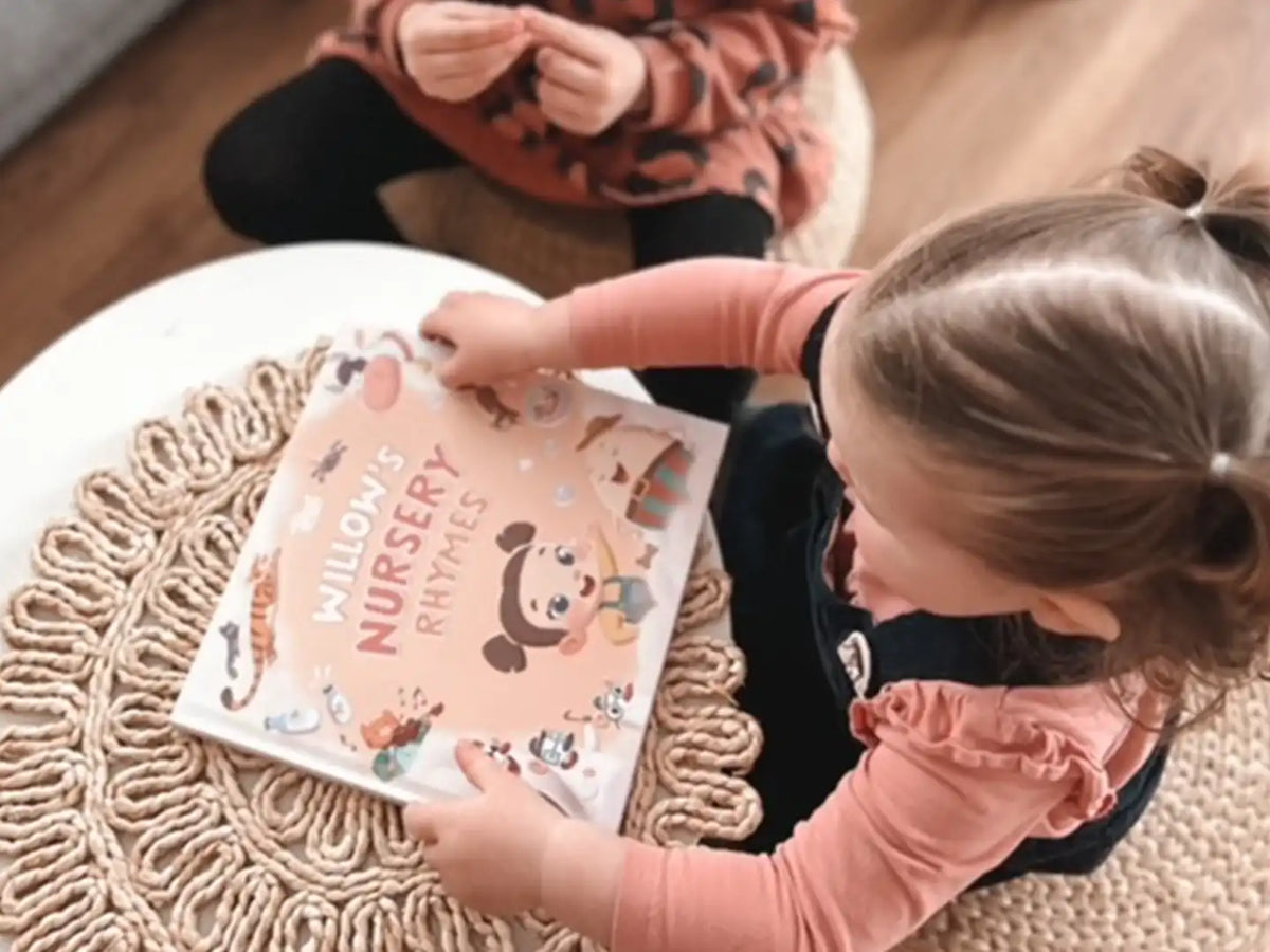 All family can participate reading Hooray Heroes' new personalized book of simple baby songs.