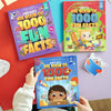 The covers of the personalized book of facts for boys which is more interesting that Guinness book for kids.
