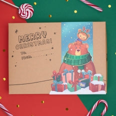 Christmas Coloring Gift Box