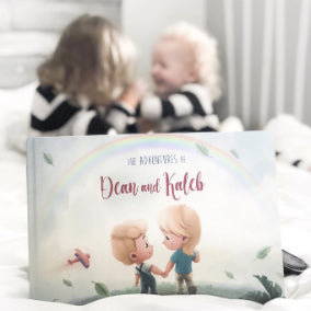 Fun birthday, Christmas, or Back to School gift for siblings - a personalized book for brothers and sisters