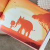 Inside of the personalized book for first-year celebrations.