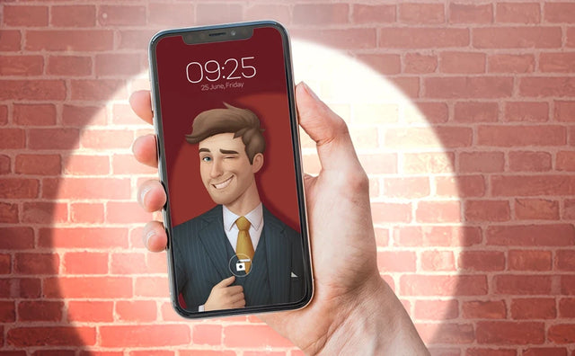 Free Personalized Cool Guy Mobile Background
