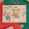 Christmas Coloring Gift Box