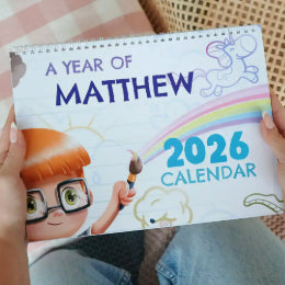 Personalized Calendar For Kids