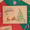 Christmas Coloring Gift Box
