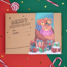 Christmas Coloring Gift Box