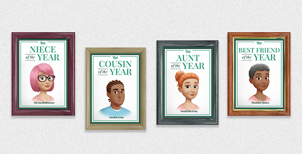 Free Personalized Person of the Year Plaque