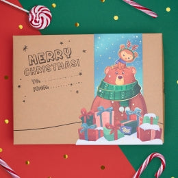Christmas Coloring Gift Box