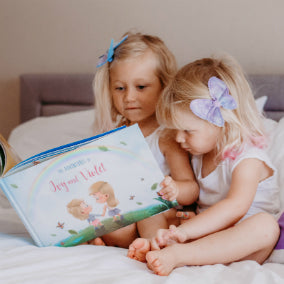 Fun birthday, Christmas, or Back to School gift for siblings - a personalized book for brothers and sisters