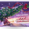 An amazing Xmas gift for Dad, a special custom story book of Christmas wishes for father and son.