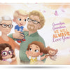 A unique Father's Day gift for grandparents, a DIY book about grandma, grandpa, and their three grandkids.