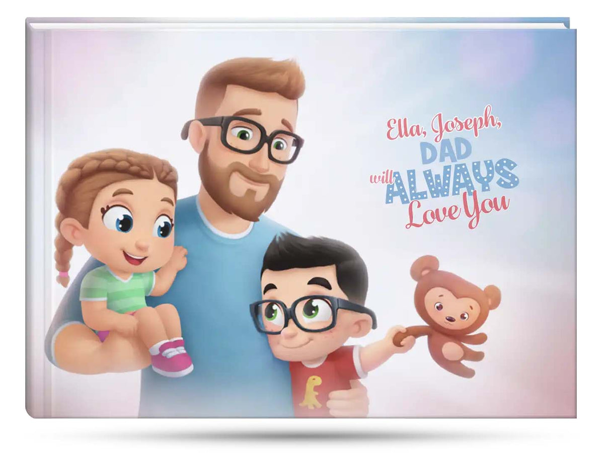 DIY gift for daddy, a custom made book for Father's Day, Valentine's Day or birthday.